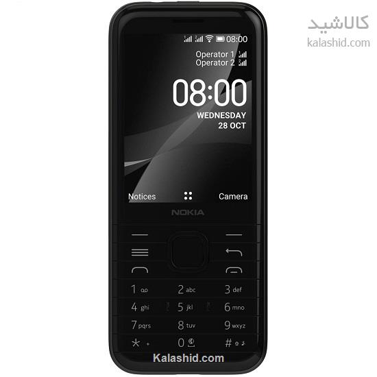 گوشی موبایل نوکیا مدل 4G 8000 TA-1311 دو سیم ظرفیت 4 گیگ و رم 512 مگابایت