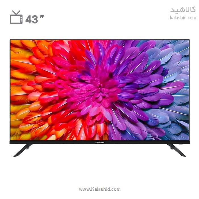 تلویزیون ال ای دی هوشمند ایکس ویژن مدل 43XC735 سایز 43 اینچ