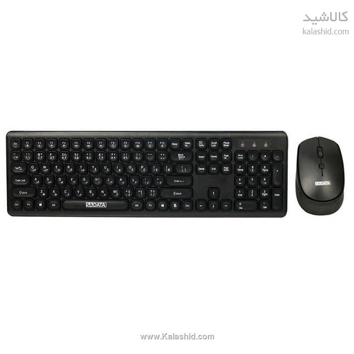 کیبورد و ماوس سادیتا مدل SKM-3401WL