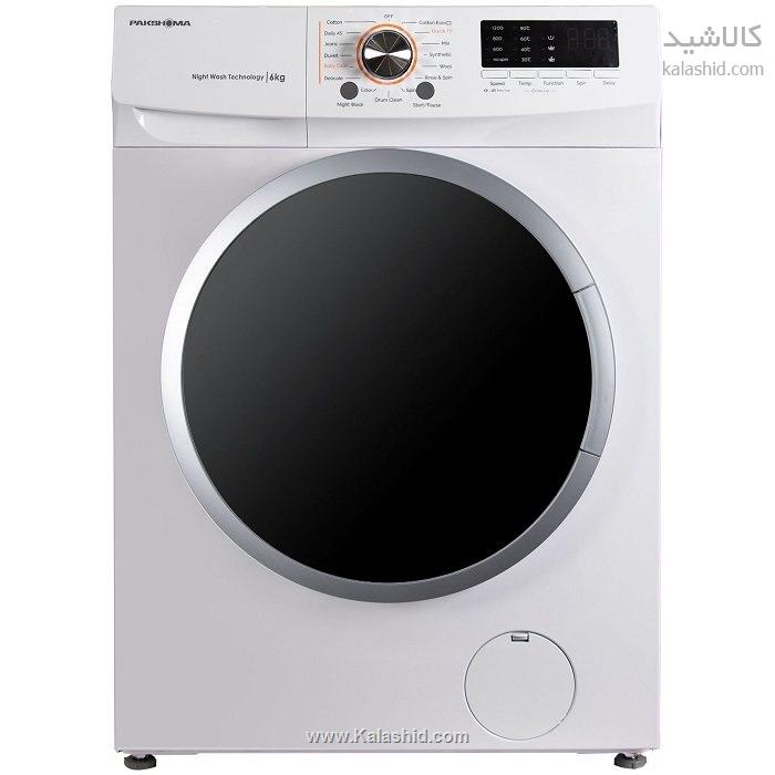 ماشین لباسشویی پاکشوما مدل TFU-63100 ST ظرفیت 6 کیلوگرم