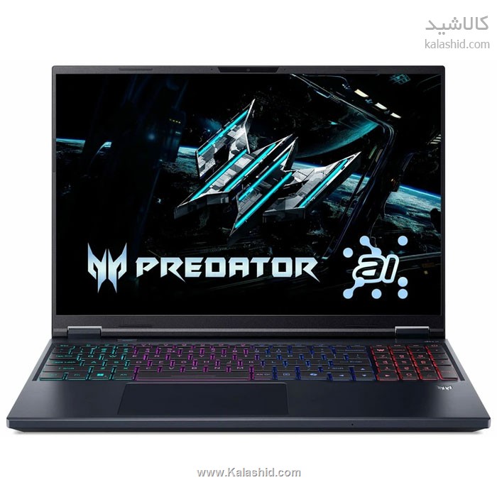 لپ تاپ 16 اینچی ایسر مدل Predator Helios Neo 16 AI PHN16-73-97BP-Core Ultra 9 275HX-16GB DDR5 -1TB SSD