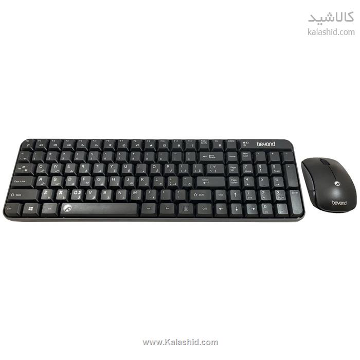 کیبورد و ماوس بی سیم بیاند مدل BMK-2261RF با سوییچ ممبران