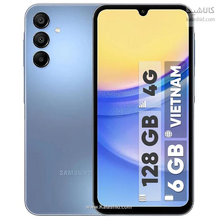گوشی موبایل سامسونگ مدل Galaxy A15 دو سیم ظرفیت 128 گیگ و رم 6 گیگ