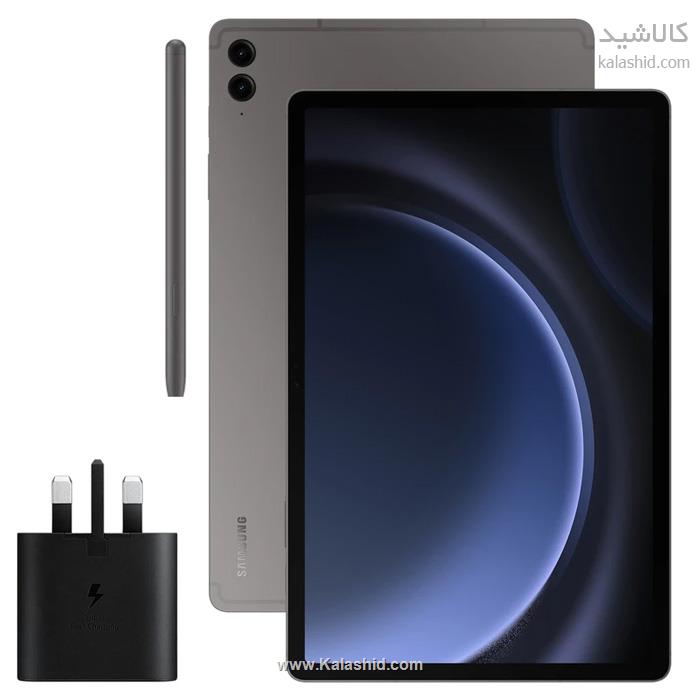تبلت سامسونگ مدل Galaxy Tab S9 FE Plus 5G SM-X616B ظرفیت 128 گیگ و رم 8 گیگ با شارژر