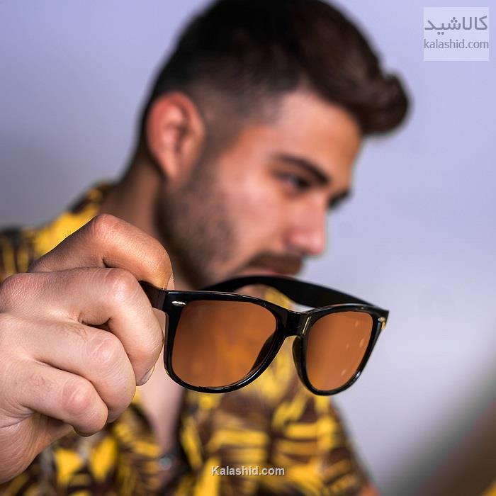 خرید عینک صفحه قهوه ای مدل WF400