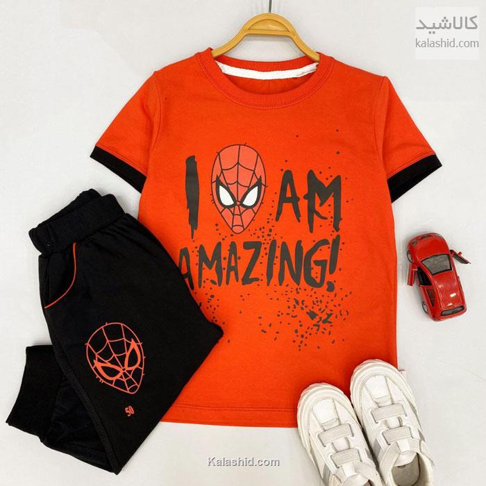 قیمت بلوز شلوارک مرد عنکبوتی AMAZING