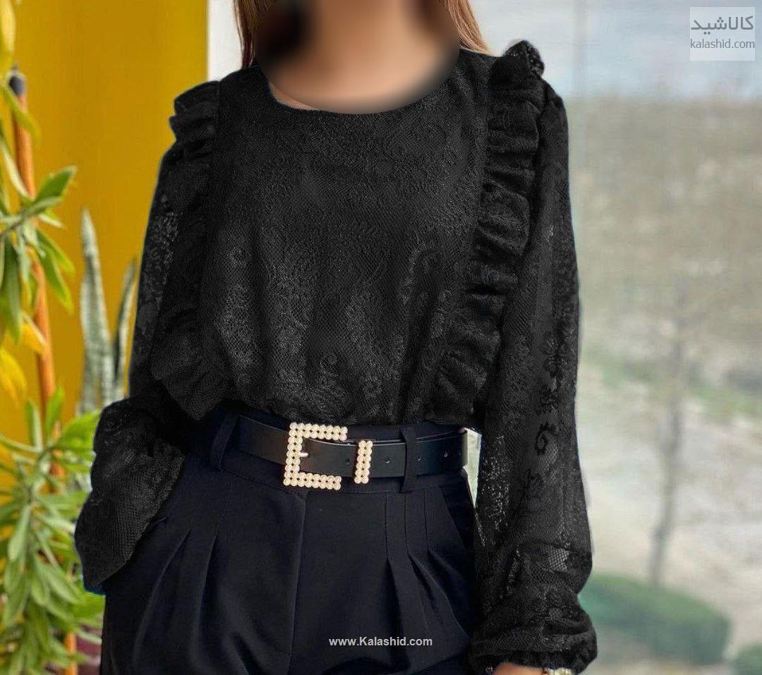 خرید شومیز مزون دوز مجلسی دانتل 