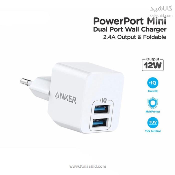 قیمت شارژر دیواری انکر PowerPort Mini a2620