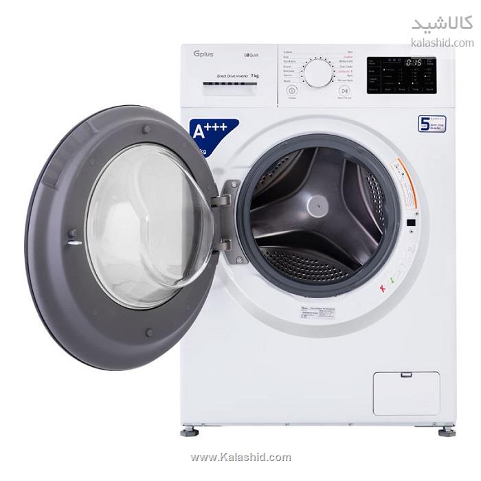 خرید ماشین لباسشویی جی پلاس مدل GWM-L73W ظرفیت 7 کیلوگرم