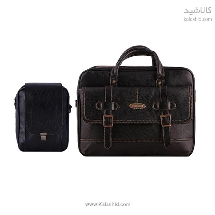 کیف چرم مجموعه 2 عددی