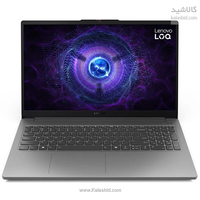 لپ تاپ 15.6 اینچی لنوو مدل LOQ 15IAX9E-i7 12650HX-16GB DDR5-512GB SSD-RTX4050-FHD-W