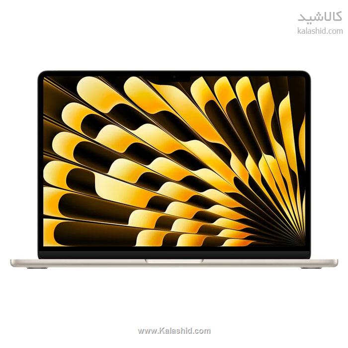 لپ تاپ 13.6 اینچی اپل مدل MacBook Air MRXU3 2024 LLA-M3-8GB RAM-512GB SSD