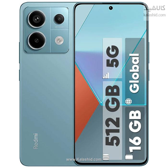 گوشی موبایل شیائومی مدل Redmi Note 13 Pro 5G دو سیم ظرفیت 512 گیگ و رم 16 گیگ