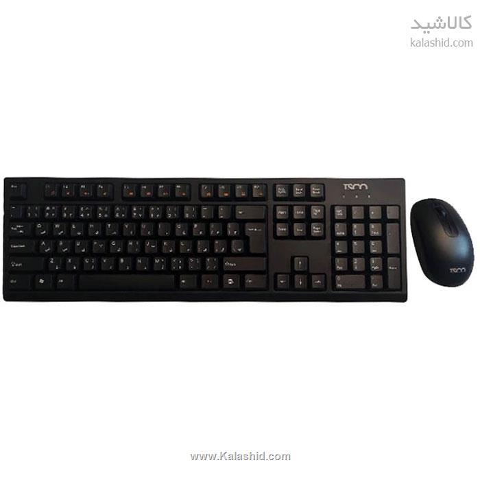 کیبورد و موس بی سیم تسکو مدل TKM 7019W