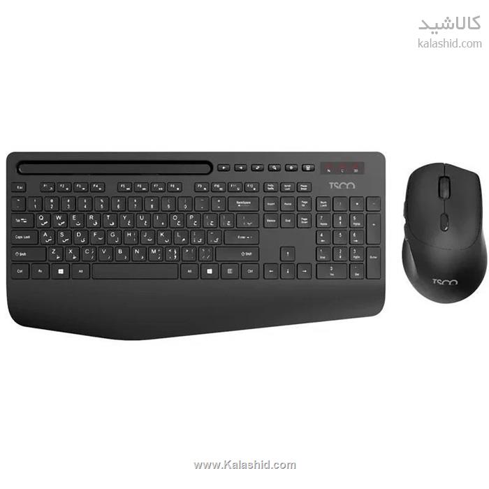 کیبورد و ماوس بی سیم تسکو مدل TKM 7025W