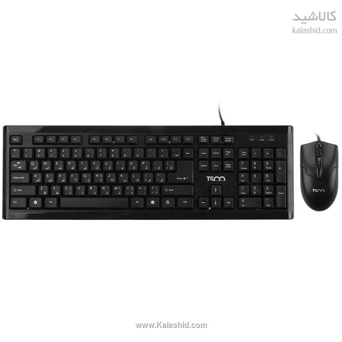 کیبورد و ماوس تسکو مدل TKM 8050 با حروف فارسی