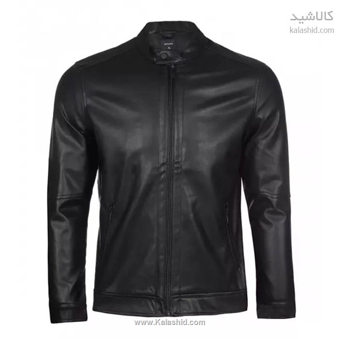کت چرمی مردانه مشکی