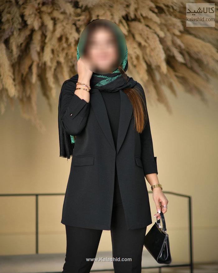 کت کرپ زنانه مدل بوگاتی