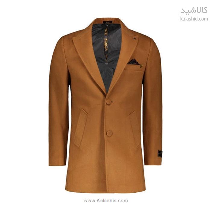 پالتو مردانه فوتر رنگ شتری