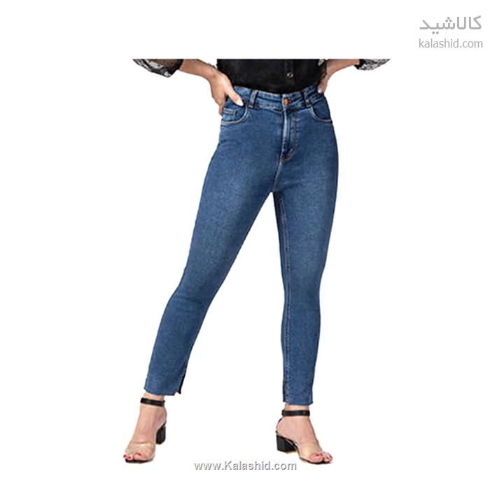 شلوار جین زنانه رنگ آبی تیره
